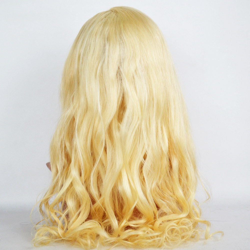 Brazilian Real Human Hair Lace Front Wigs Blonde Color Fashion   LM156